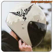 SPARK PLUG WITH WINGS STICKER. BUY VINYL STICKERS.