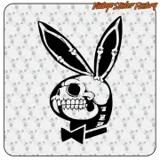 Pegatina PLAYBOY SKULL. Comprar pegatinas.