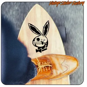 PLAYBOY -SCHÄDEL AUFKLEBER. KAUFEN SIE VINYLAUFKLEBER.
