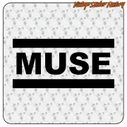 AUTOCOLLANT MUSE. ACHETEZ DES AUTOCOLLANTS EN VINYLE.