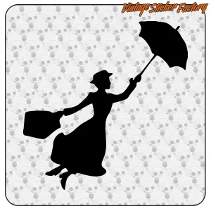 AUTOCOLLANT MARY POPPINS. ACHETEZ DES AUTOCOLLANTS EN VINYLE.