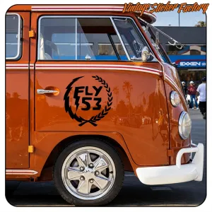FLY53 STICKER. BUY VINYL STICKERS.