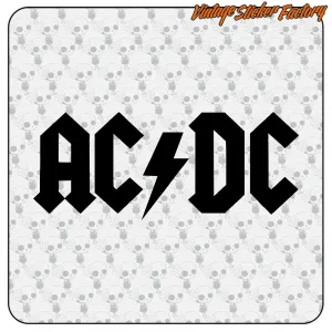 AUTOCOLLANT AC-DC 1. ACHETEZ DES AUTOCOLLANTS EN VINYLE.