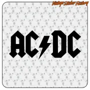 AC-DC 1 AUFKLEBER. KAUFEN SIE VINYLAUFKLEBER.