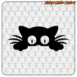 Katzenaufkleber aus Vinyl | Vintage Sticker Factory