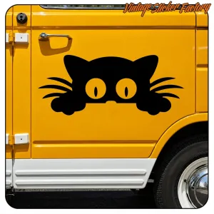 Vinyl cat sticker | Vintage Sticker Factory