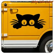 Autocollant chat en vinyle | Vintage Sticker Factory