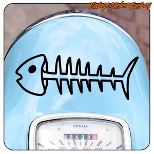 Dekorativer Vinyl-Aufkleber mit Fischgrätenmotiv