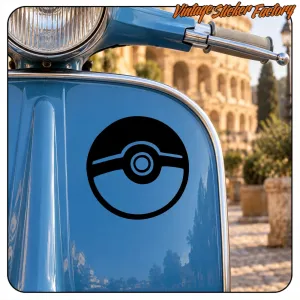 AUTOCOLLANT BALLE POKEMON. ACHETEZ DES AUTOCOLLANTS EN VINYLE.