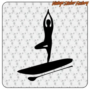 SUP Yoga Sticker in Cut Vinyl