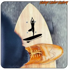 YOGA SUP AUFKLEBER. KAUFEN SIE VINYLAUFKLEBER.