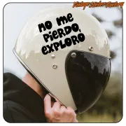 «No me pierdo, exploro» sticker for camper & 4x4