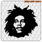 BOB MARLEY STICKER. BUY VINYL STICKERS.
