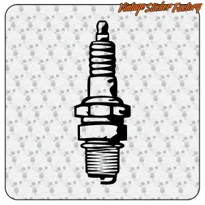 Pegatina BUJÍA para moto | Vintage Sticker Factory
