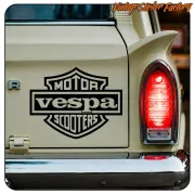 Autocollant Vespa MOTOR VESPA SCOOTERS