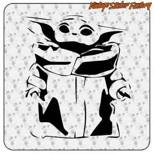AUTOCOLLANT YODA BÉBÉ. ACHETEZ DES AUTOCOLLANTS EN VINYLE.