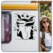 Pegatina YODA BABY. Comprar pegatinas.