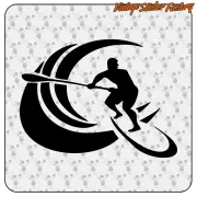 SUP SURF AUFKLEBER. KAUFEN SIE VINYLAUFKLEBER.
