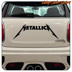 METALLICA AUFKLEBER. KAUFEN SIE VINYLAUFKLEBER.