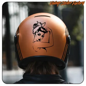 Pegatina WOMAN POWER en vinilo de corte