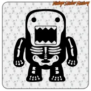 DOMO-KUN-SKELETT AUFKLEBER. KAUFEN SIE VINYLAUFKLEBER.
