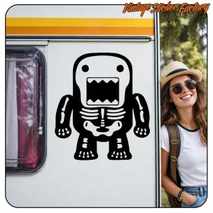 Pegatina DOMO-KUN SKELETON. Comprar pegatinas.