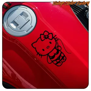AUTOCOLLANT KITTY SADO. ACHETEZ DES AUTOCOLLANTS EN VINYLE.