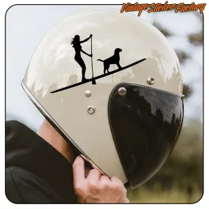 Pegatina DOG SUP. Comprar pegatinas.