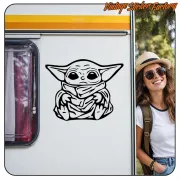 BABY YODA AUFKLEBER. KAUFEN SIE VINYLAUFKLEBER.