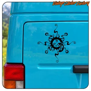 Tribal-Windrosen-Aufkleber für Camper