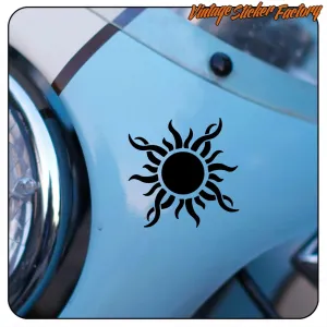 TRIBAL SUN -5 STICKER. BUY VINYL STICKERS.