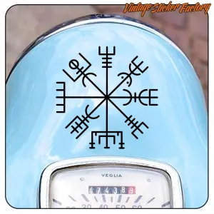 Vegvísir-Aufkleber für Camper-Dekoration