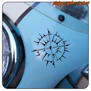 AUTOCOLLANT ROSE DE VENTS VV1038. ACHETEZ DES AUTOCOLLANTS EN VINYLE.