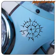 WINDROSE VV1038 AUFKLEBER. KAUFEN SIE VINYLAUFKLEBER.