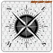 AUTOCOLLANT ROSE DE VENTS VV1086. ACHETEZ DES AUTOCOLLANTS EN VINYLE.