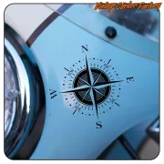 ROSE OF WINDS VV1086 STICKER. BUY VINYL STICKERS.