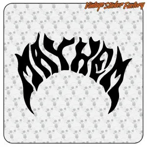 MAYHEM STICKER. BUY VINYL STICKERS.