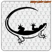 TRIBAL GECKO STICKER. BUY VINYL STICKERS.