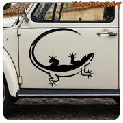 TRIBAL GECKO AUFKLEBER. KAUFEN SIE VINYLAUFKLEBER.