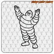 AUTOCOLLANT BIBENDUM - MICHELIN. ACHETEZ DES AUTOCOLLANTS EN VINYLE.