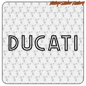 Pegatina DUCATI. Comprar pegatinas.