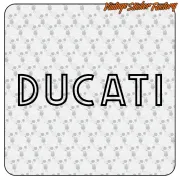 DUCATI AUFKLEBER. KAUFEN SIE VINYLAUFKLEBER.
