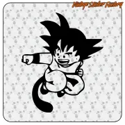 GOKU -5 STICKER. BUY VINYL STICKERS.