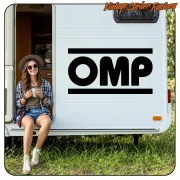 Pegatina OMP. Comprar pegatinas.