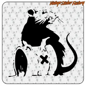 RATA BANKSY -2 STICKER. BUY VINYL STICKERS.