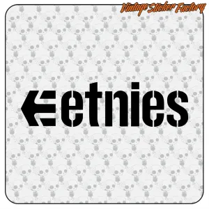Konturgeschnittener ETNIES-Vinylaufkleber