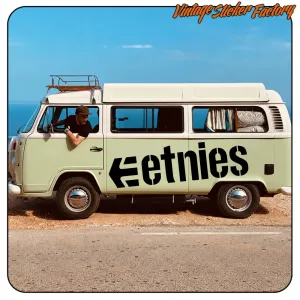 Konturgeschnittener ETNIES-Vinylaufkleber