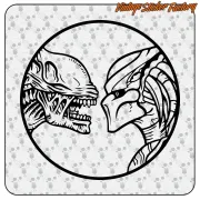 ALIEN VS PREDATOR AUFKLEBER. KAUFEN SIE VINYLAUFKLEBER.