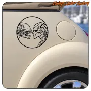 Autocollant Alien vs Predator de science-fiction