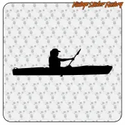 SIMPLE KAYAK STICKER. BUY VINYL STICKERS.